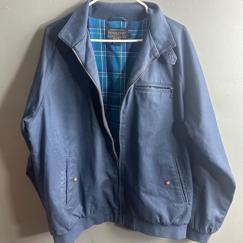 Pendleton Men's Blue Jacket Size Large - image 1